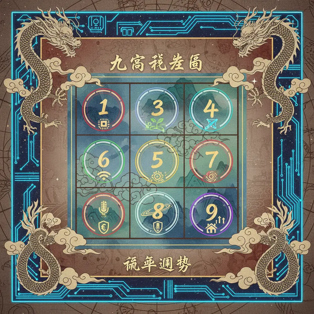 流年 - 九宮飛星圖