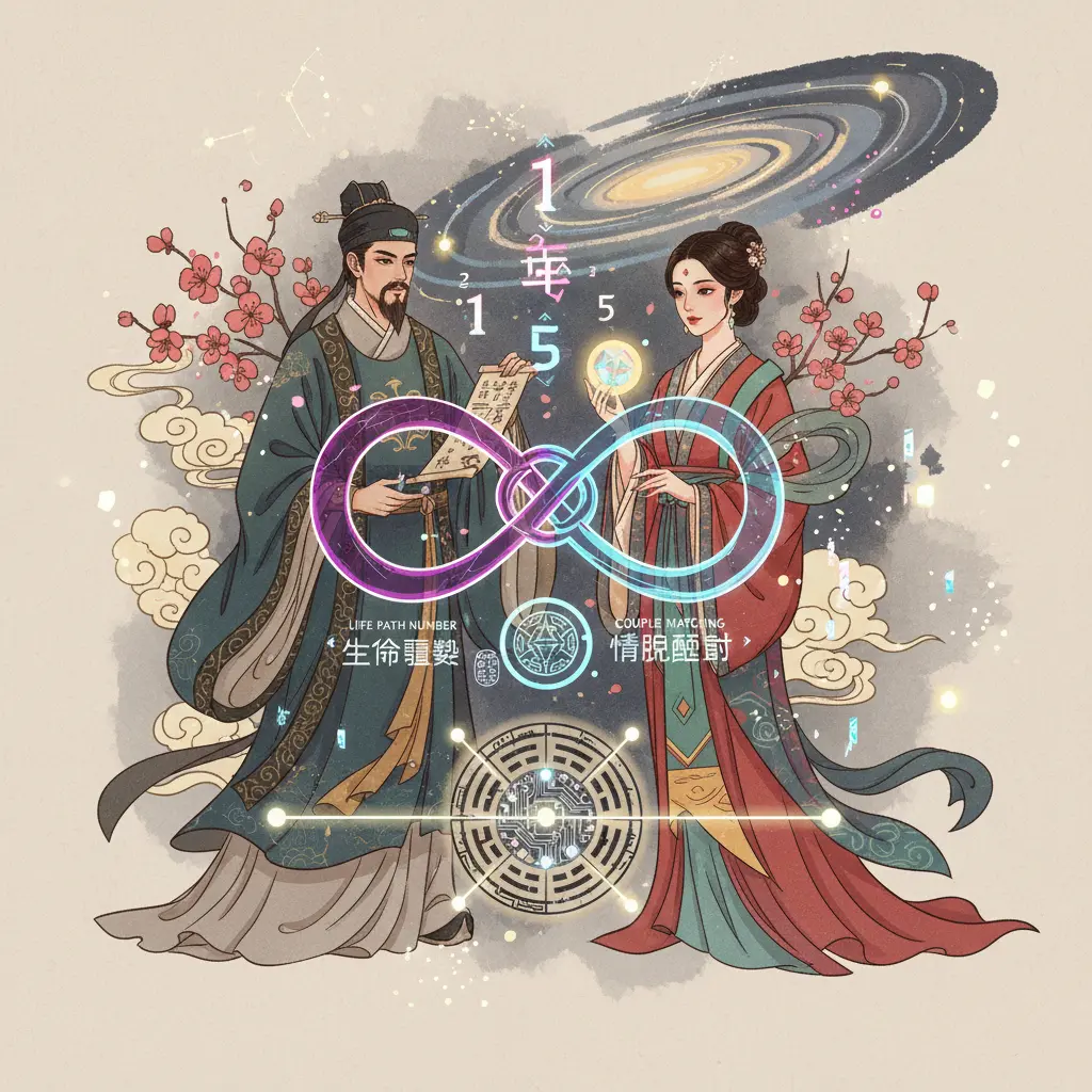 生命靈數配對 - 情侶配對