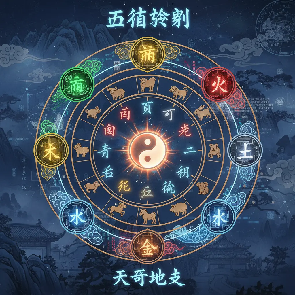 五行查詢 - 天干地支
