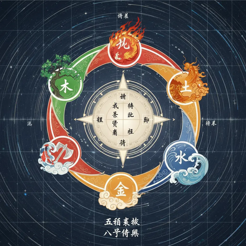 八字命盤 - 五行結構