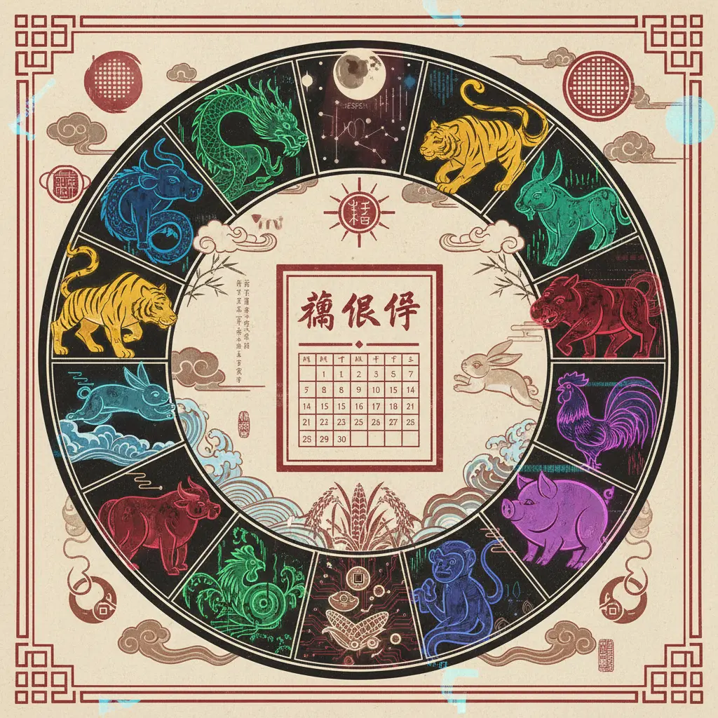 農民曆 - 十二生肖